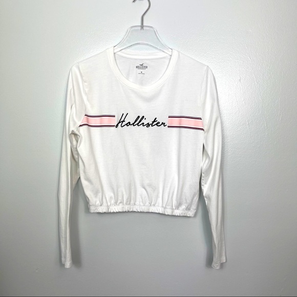 Hollister Tops - 3/$25 Hollister Crop Longsleeve Tee Size Medium